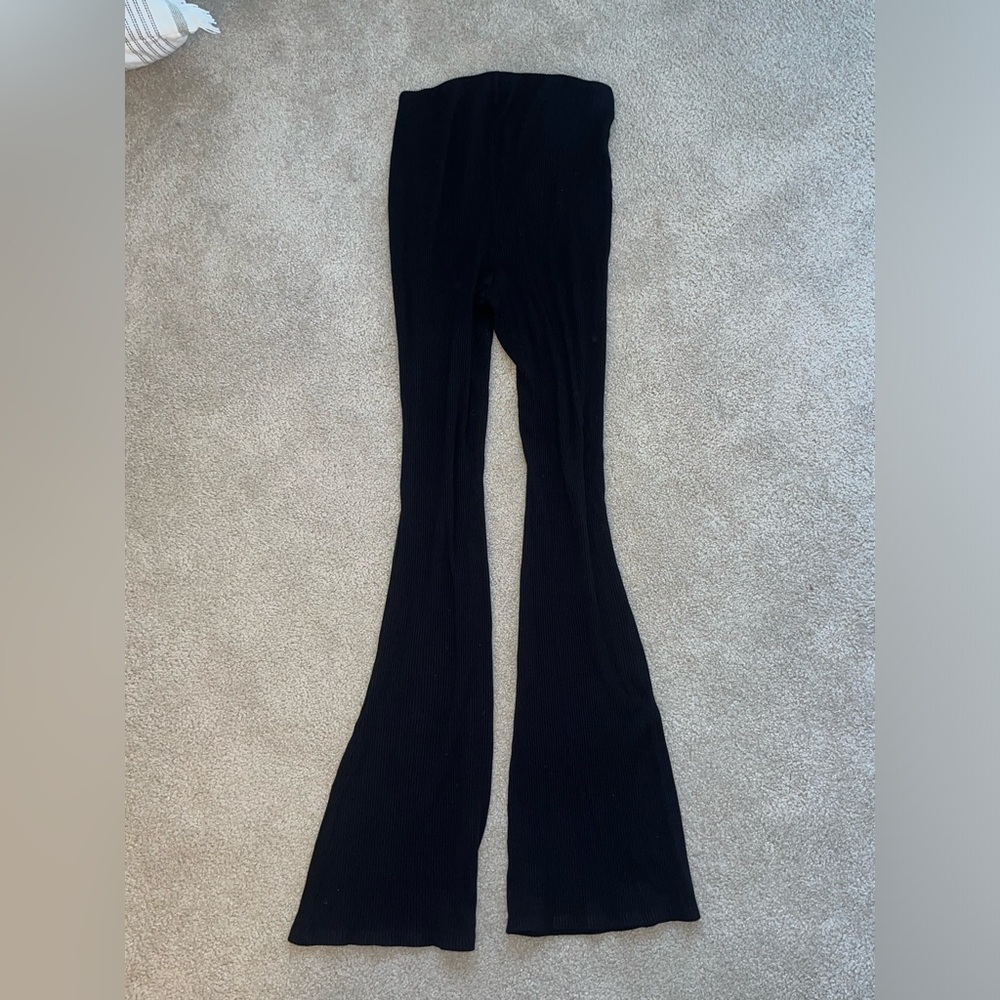 Ribbed flare pants from H&M